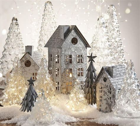 Metal House Christmas Village 